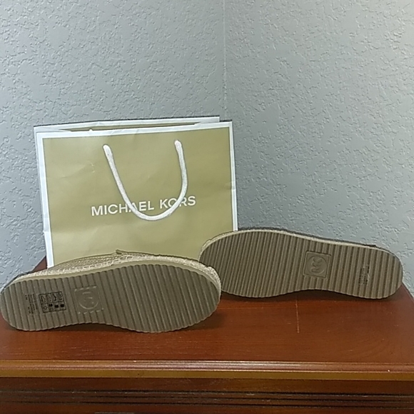 MICHAEL Michael Kors Gold Espadrilles NWOT